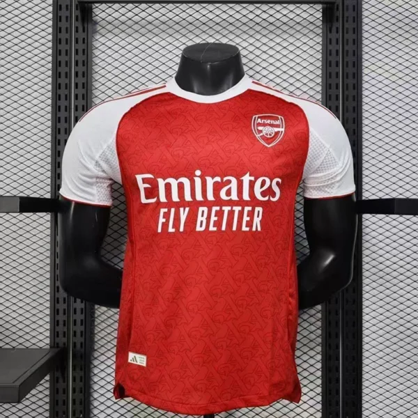 Arsenal Style Soccer Jersey 2026 Elite Red & White