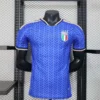 Italy Style Soccer Jersey Azure Blue Leaf Edition