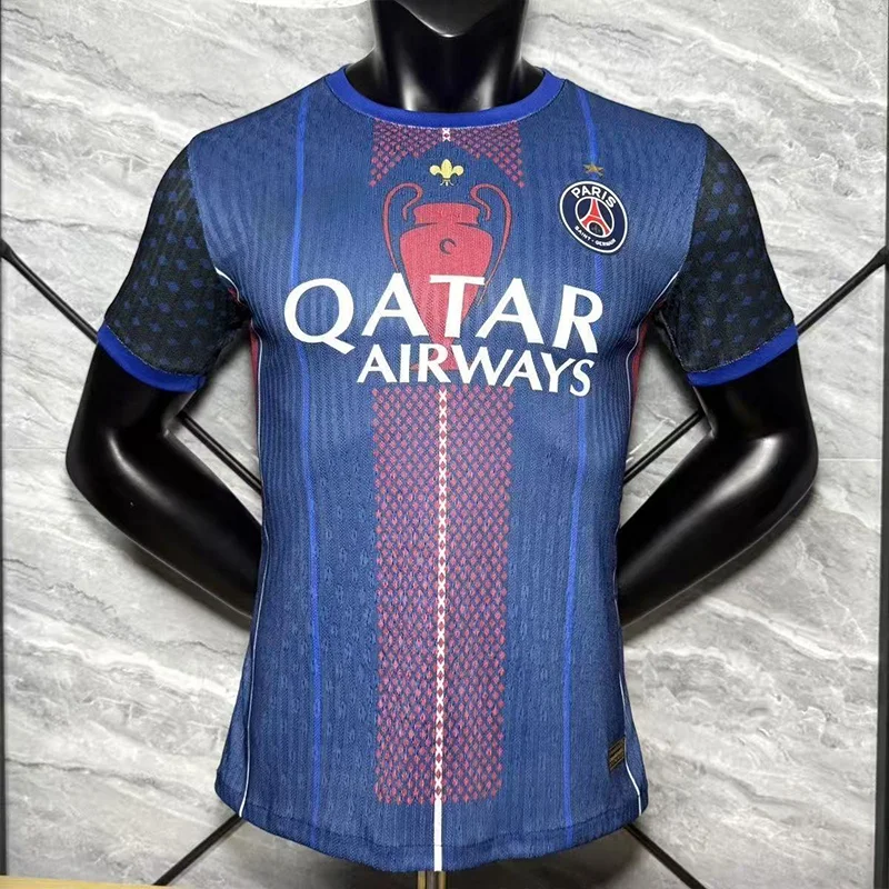 PSG Style Soccer Jersey Elite Navy Blue Hechter