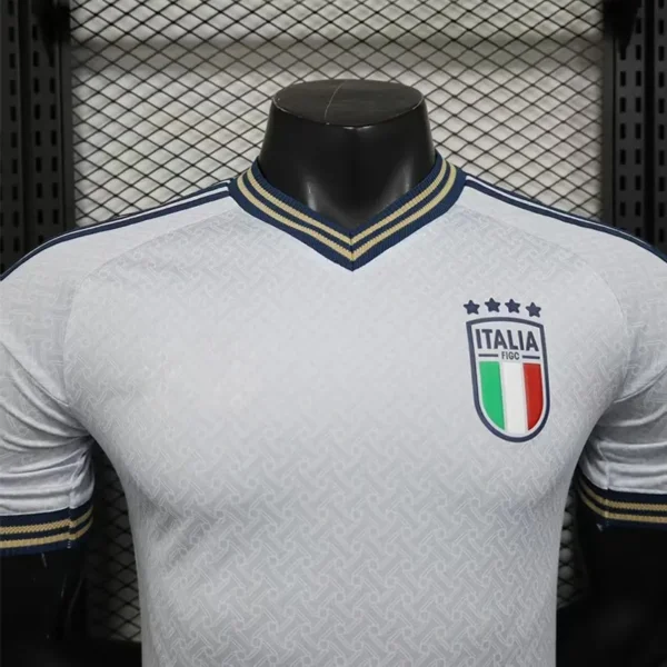 2026 Italy Style National Team Soccer Jersey - Elite White Marble Edition - Unbranded High-Performance Teamwear